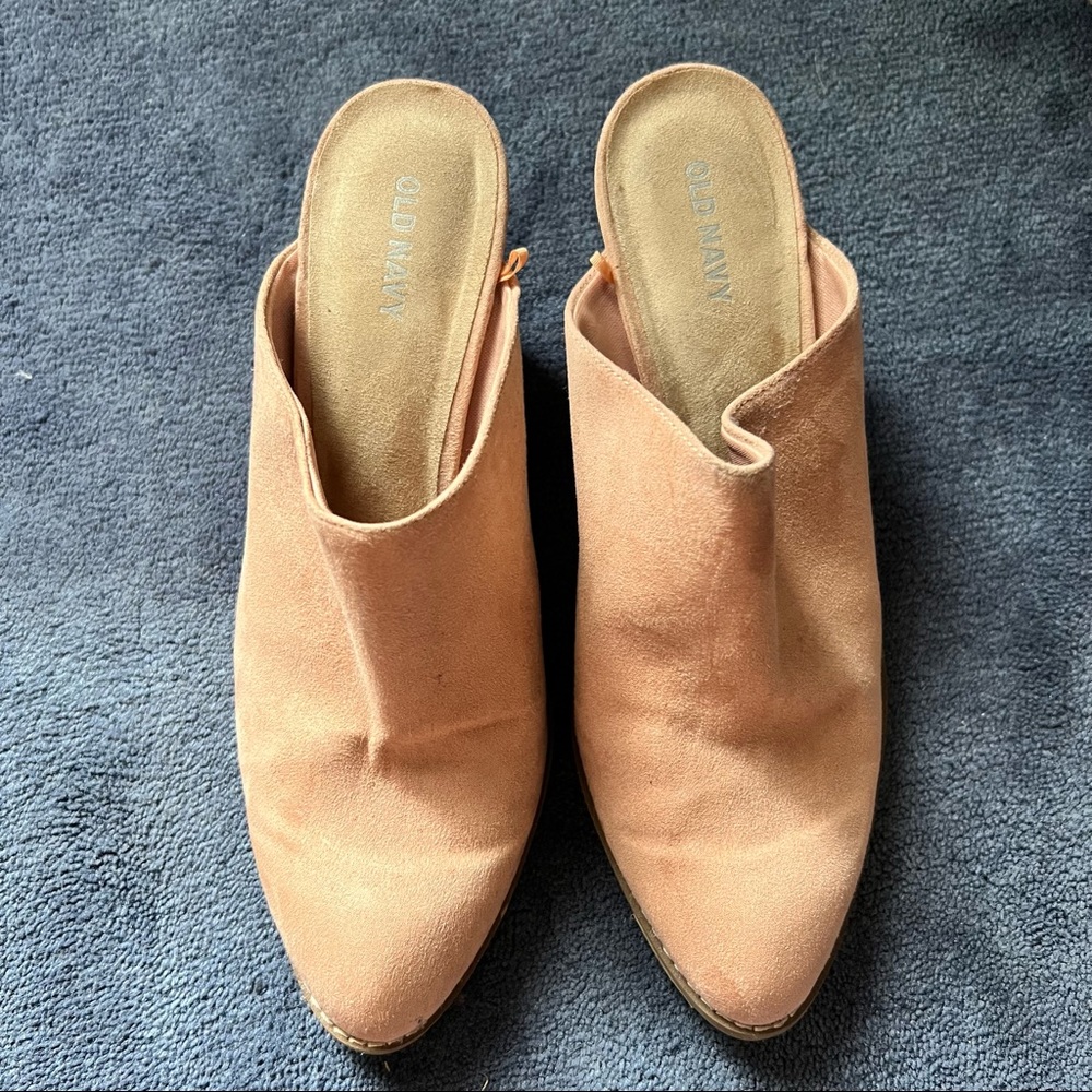 BLUSE MULE BOOTIES OLD NAVY SIZE 8 EUC